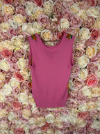 Dolce & Gabbana Top Pink Multi Sz. 36 DE (40 IT)