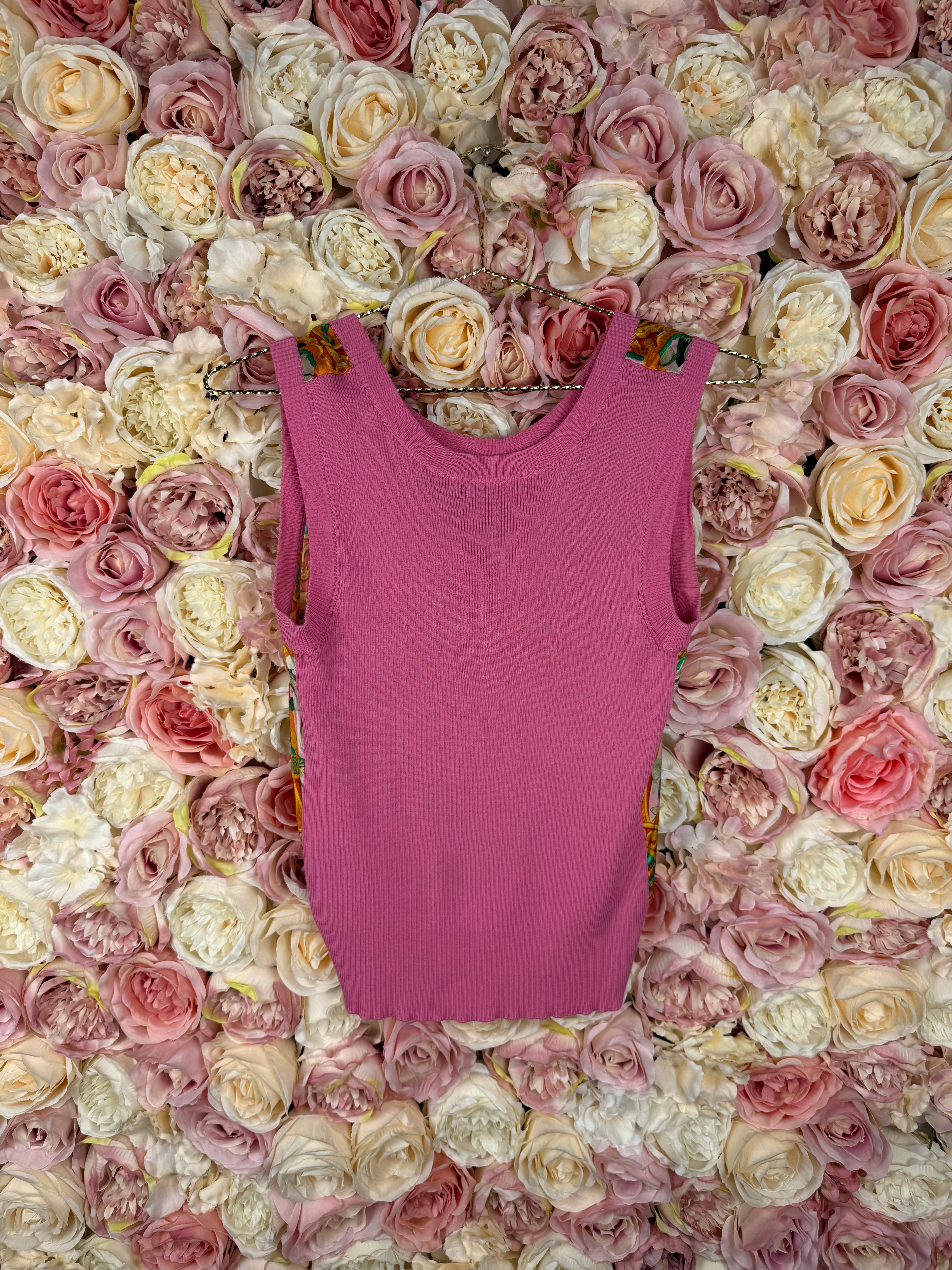 Dolce & Gabbana Top Pink Multi Sz. 36 DE (40 IT)