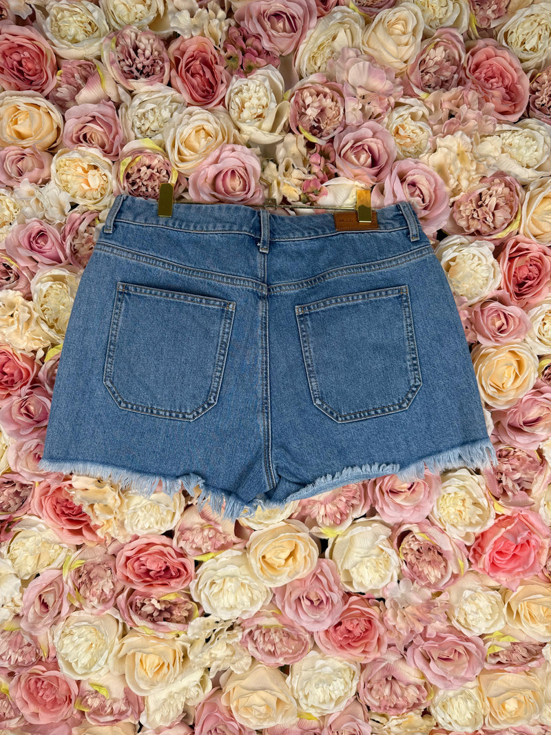 Mih Jeans Shorts Light Blue
