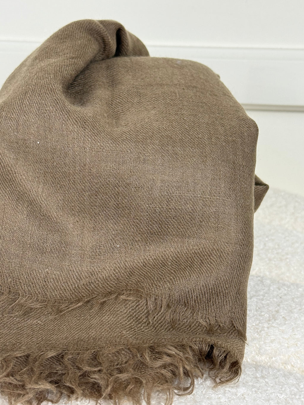 No Name Schal – Taupe