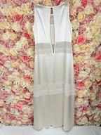 Luminess Silk Beach/Bed Dress White Sz. 3 (L)