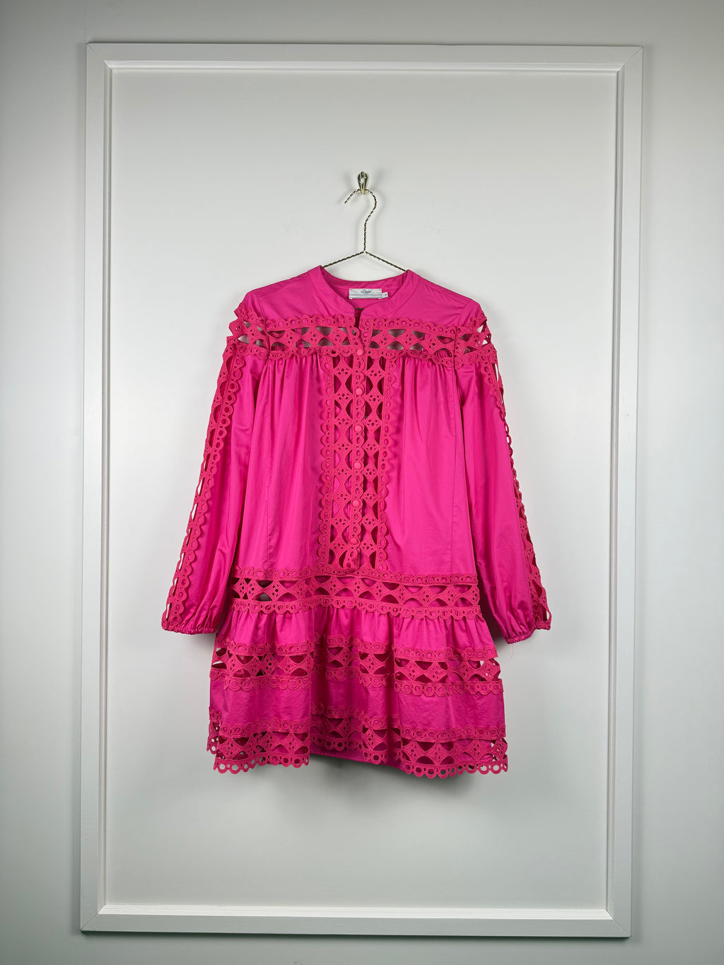 Devotion Kleid mit Unterkleid – Pink – Gr. S