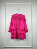 Devotion Kleid mit Unterkleid – Pink – Gr. S