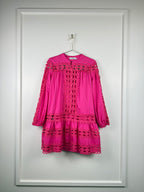 Devotion Kleid mit Unterkleid – Pink – Gr. S