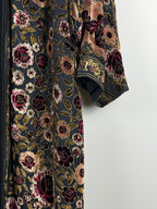 Etro Mantel mit floralen Samt-Details – Multicolor – Gr. 40 DE (44 IT)