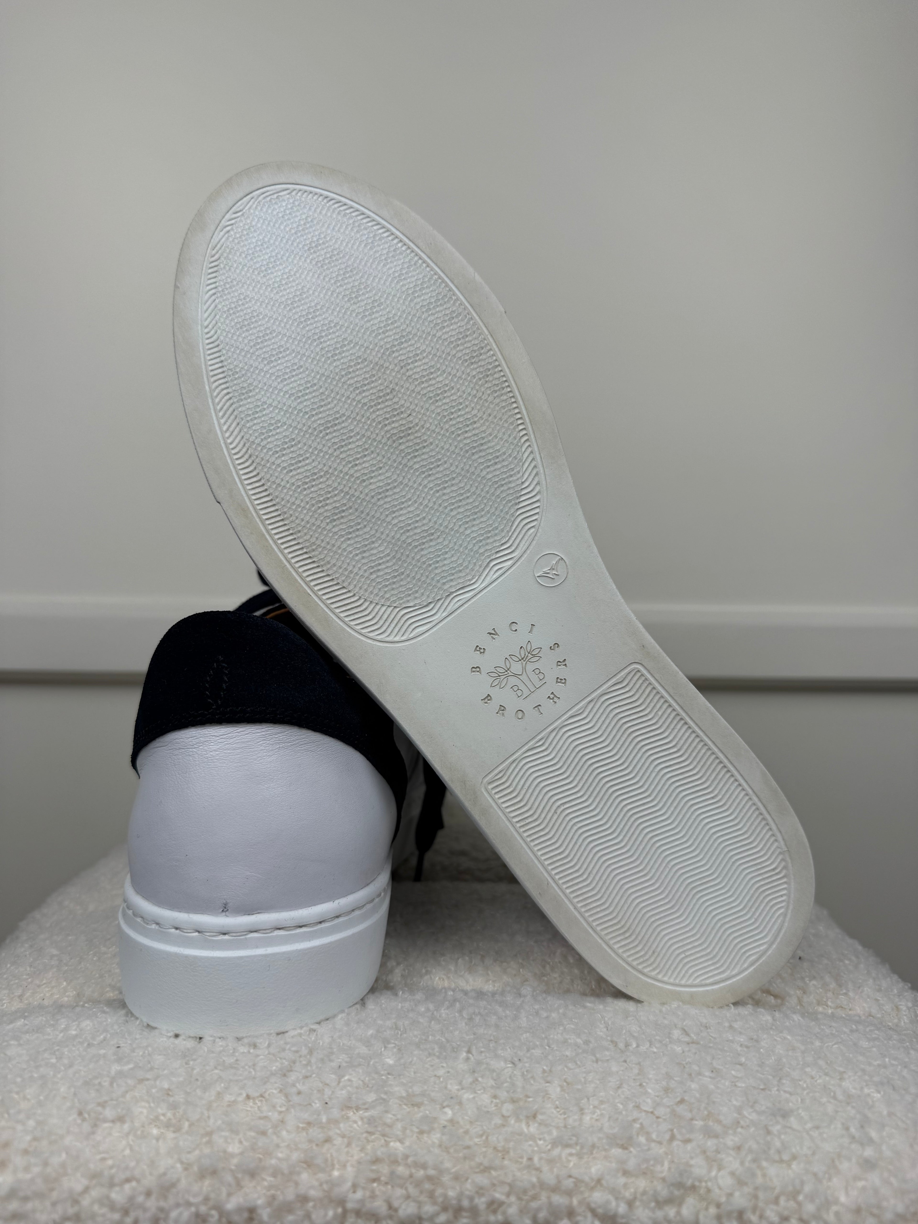 Benci Brothers Sneakers White Dark Blue Sz. Estm. 39 EU