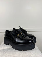 Celine Bulky Brogue Derby Schuhe – Schwarz – Gr. 39 EU