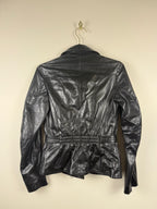 Jil Sander Lederjacke – Schwarz – Gr. 34 DE