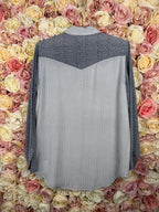 Equipment Blouse Blue White