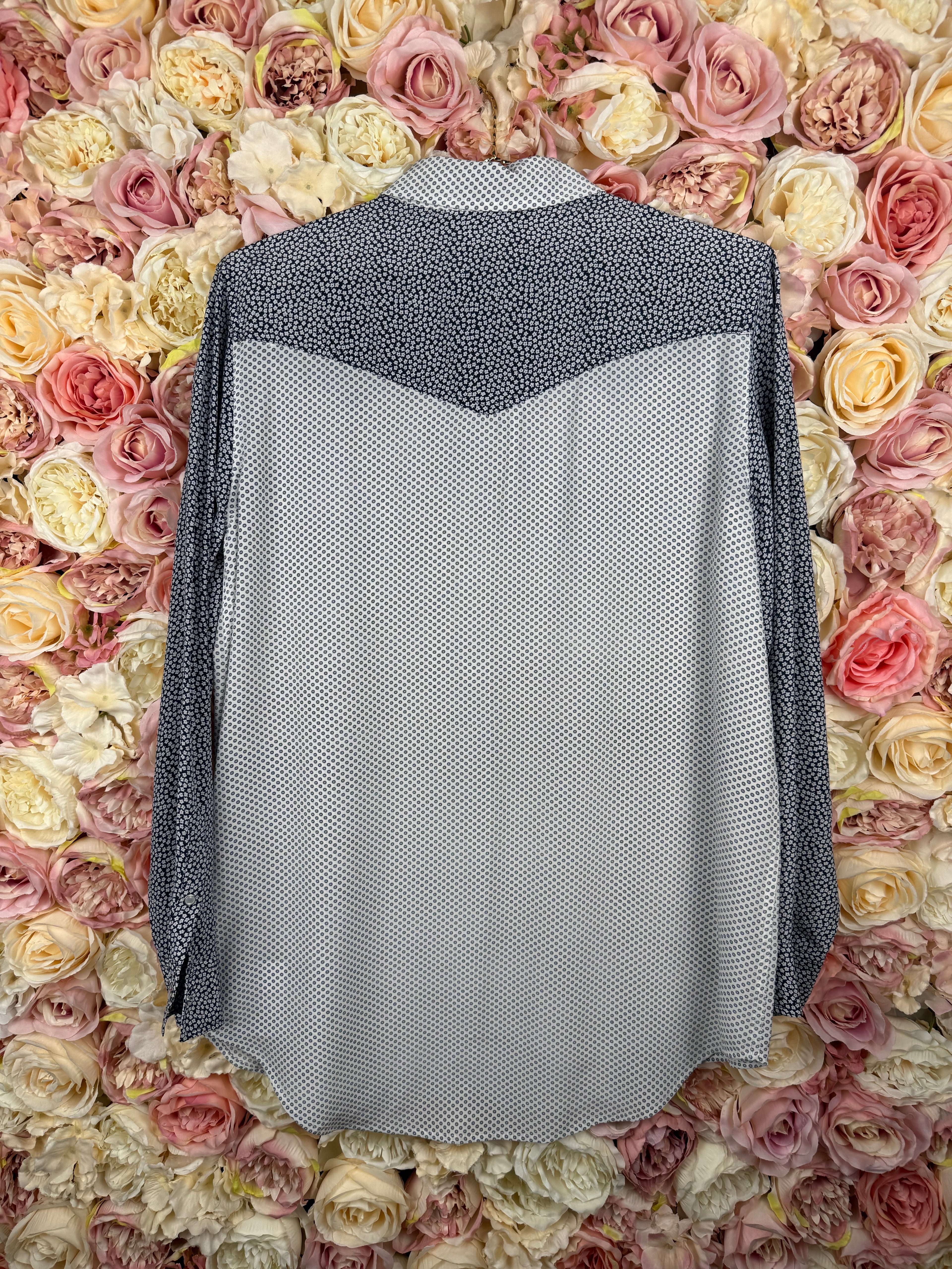 Equipment Blouse Blue White