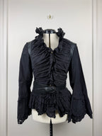 Alexander McQueen Vintage Korsett-Jacke – Schwarz – Gr. 38 DE (42 IT)