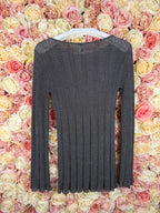M Missoni Dress Grey Silver Sz. Estm. S