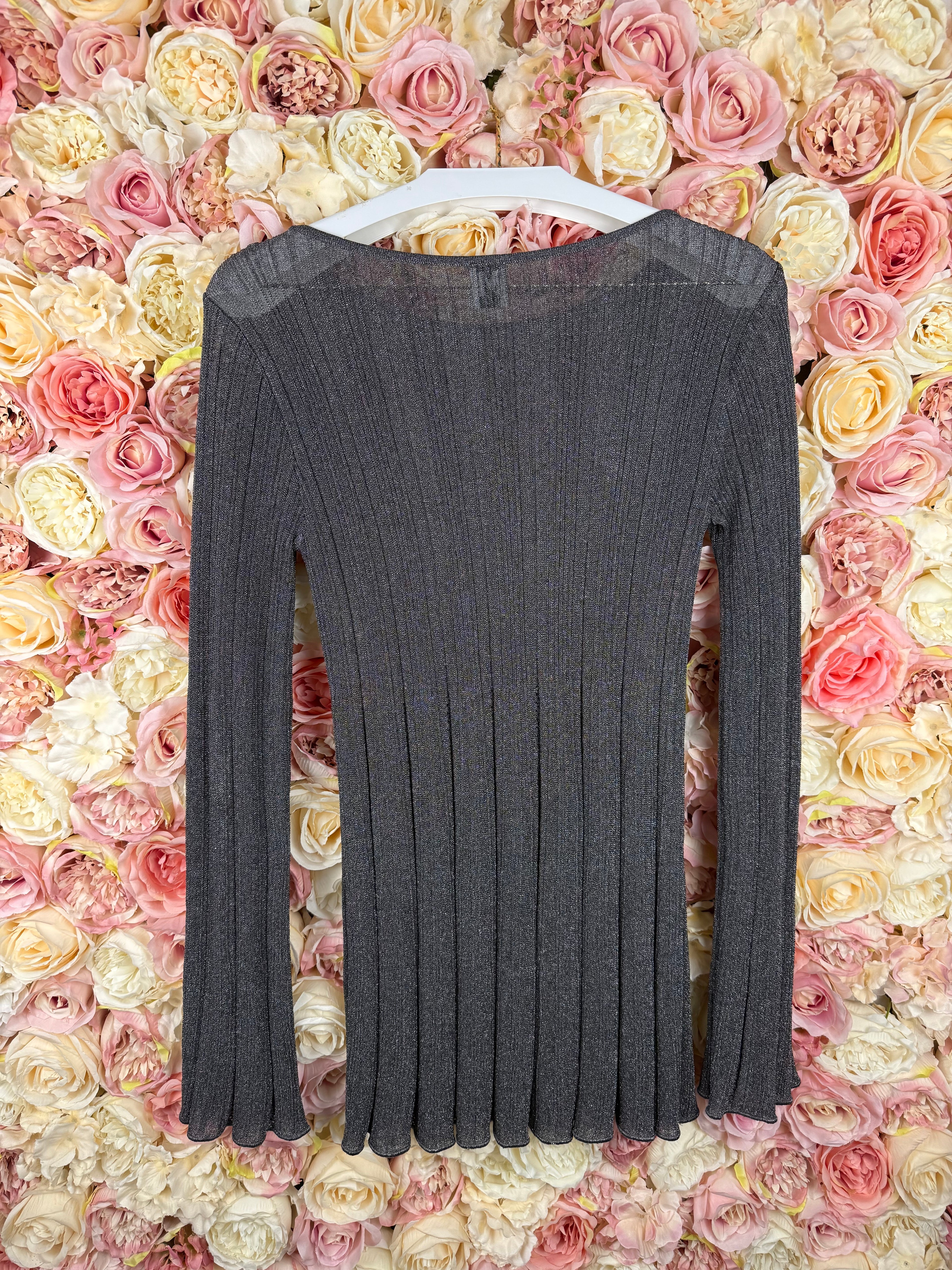 M Missoni Dress Grey Silver Sz. Estm. S