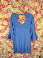 Hervé Léger Dress Light Blue Sz. L