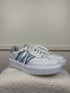 Künzli Altura Sneakers White Light Blue Sz. 40 EU