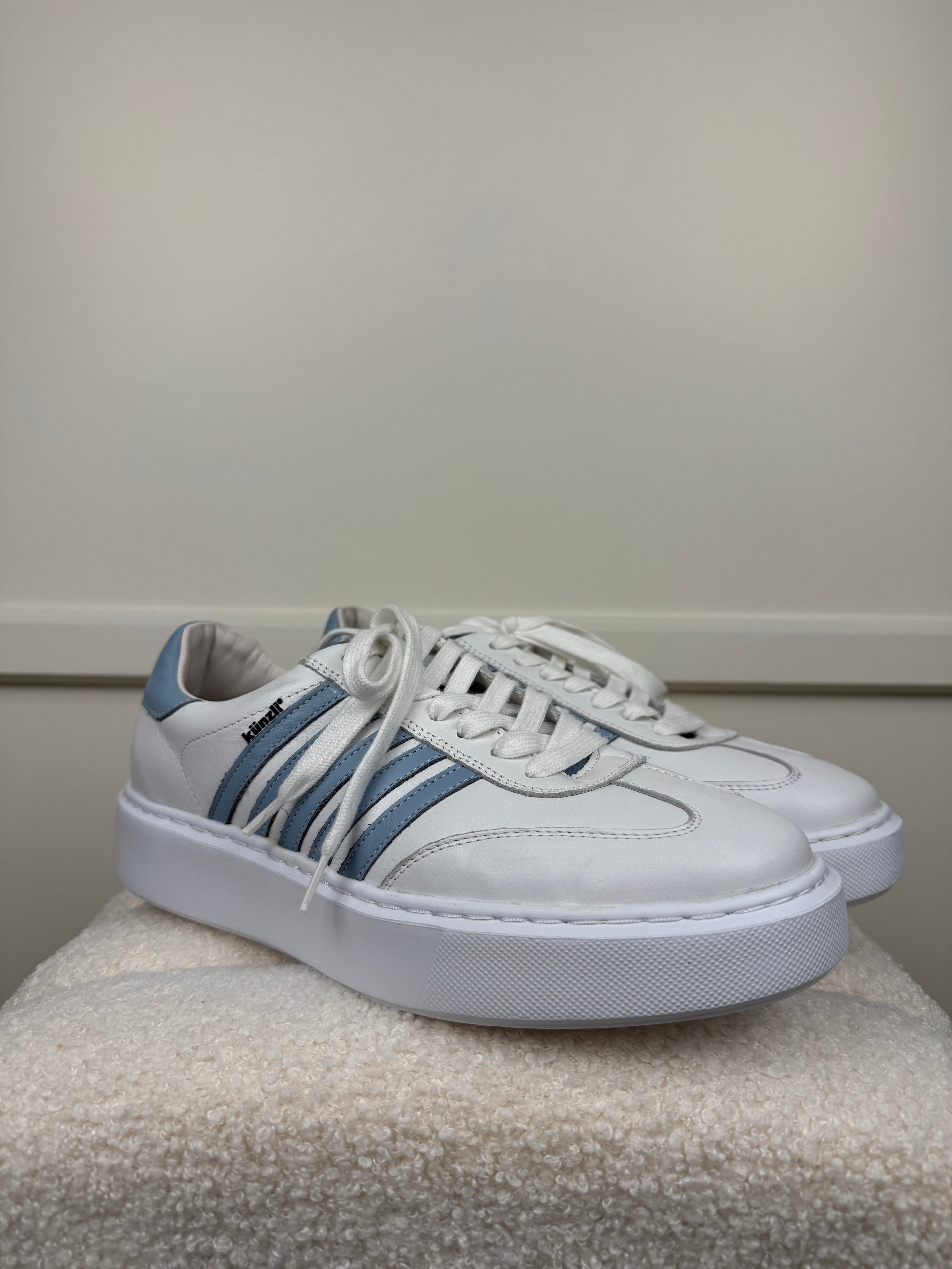 Künzli Altura Sneakers White Light Blue Sz. 40 EU