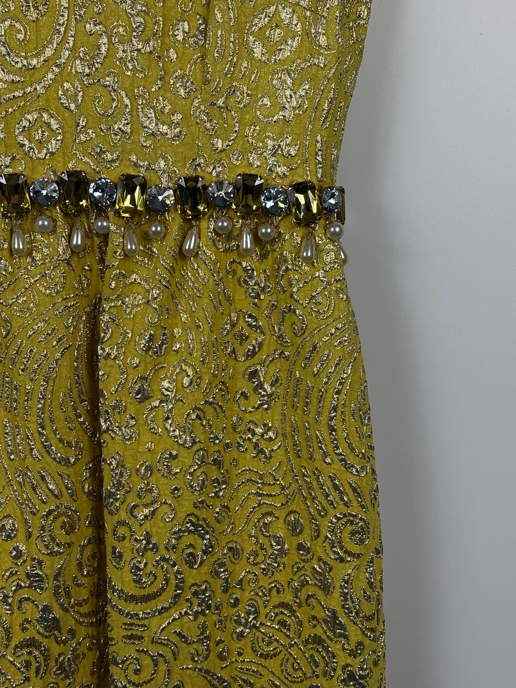 Dolce & Gabbana Kleid – Gelb/Gold – Gr. 38 DE (42 IT)