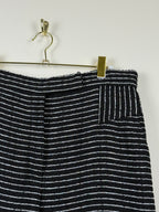 Chanel 23P Tweed Pants – Black/Silver – Size 42 DE (44 FR)