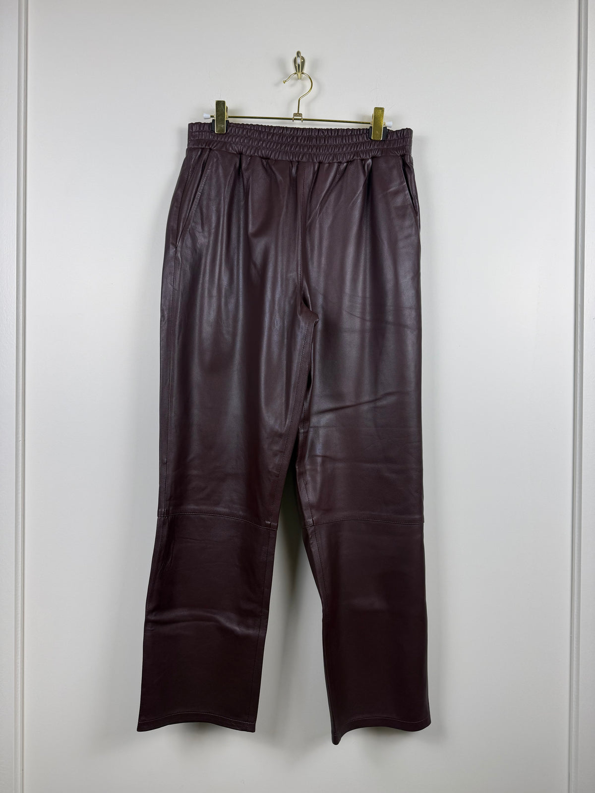 Hemisphere Lammlederhose – Bordeaux – Gr. 40 DE