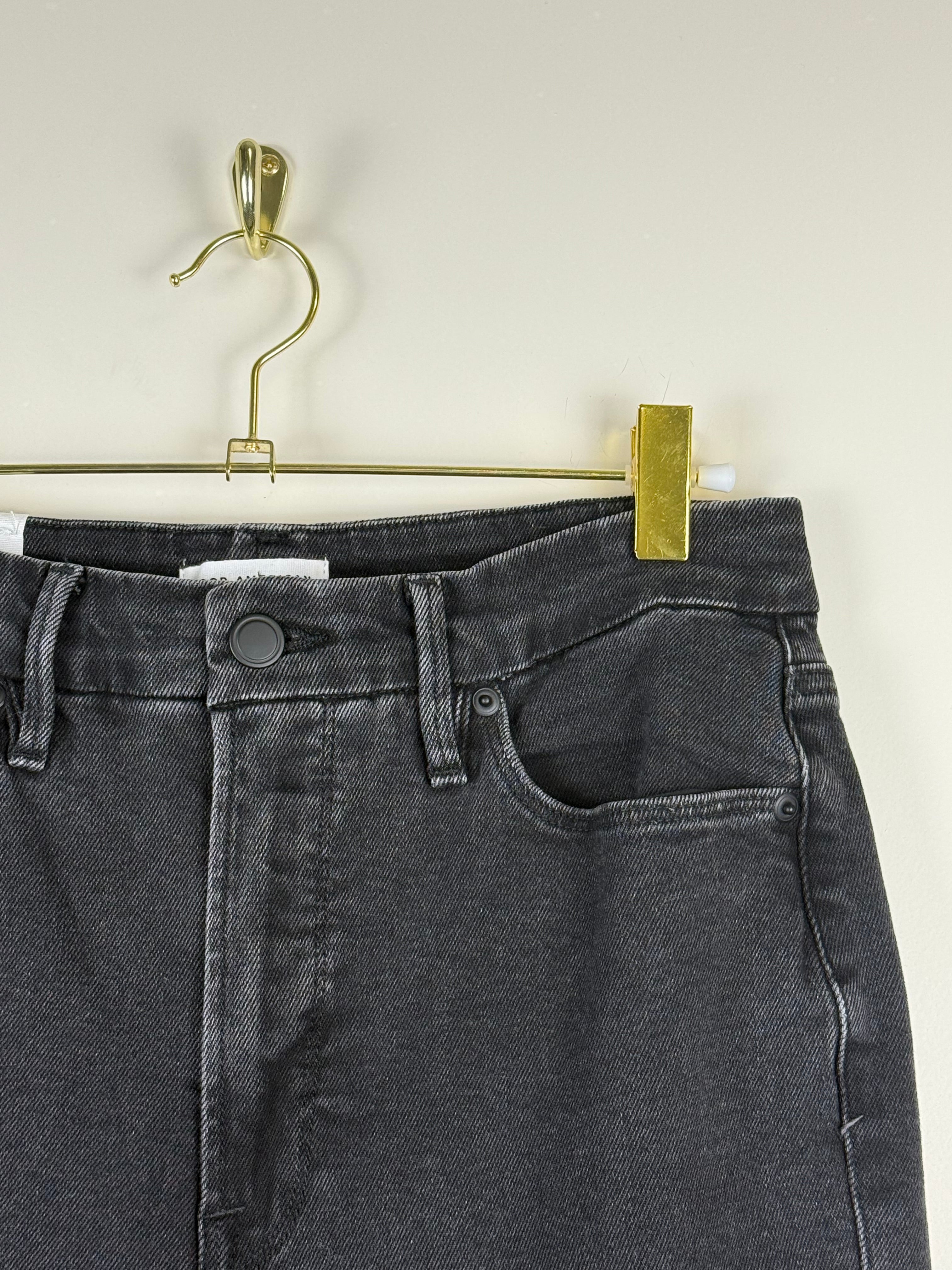 Good American "Good Boy" Jeans Dark Grey Sz. 2/26