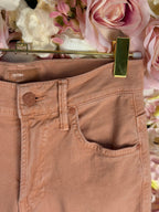 Mother Jeans "The insider ankle fray" Coral Sz. 25
