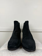Bally Velours-Chelsea-Boots – Schwarz – Gr. 39 EU