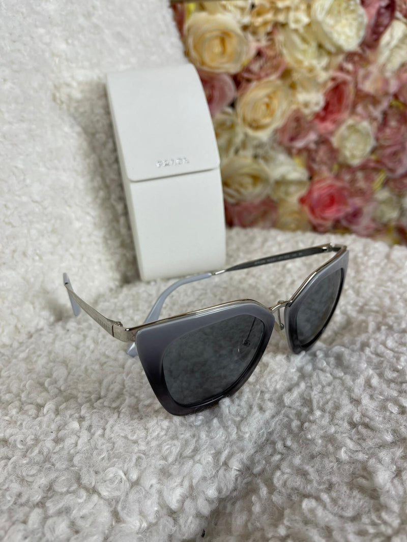 Prada Sunglasses Grey Silver