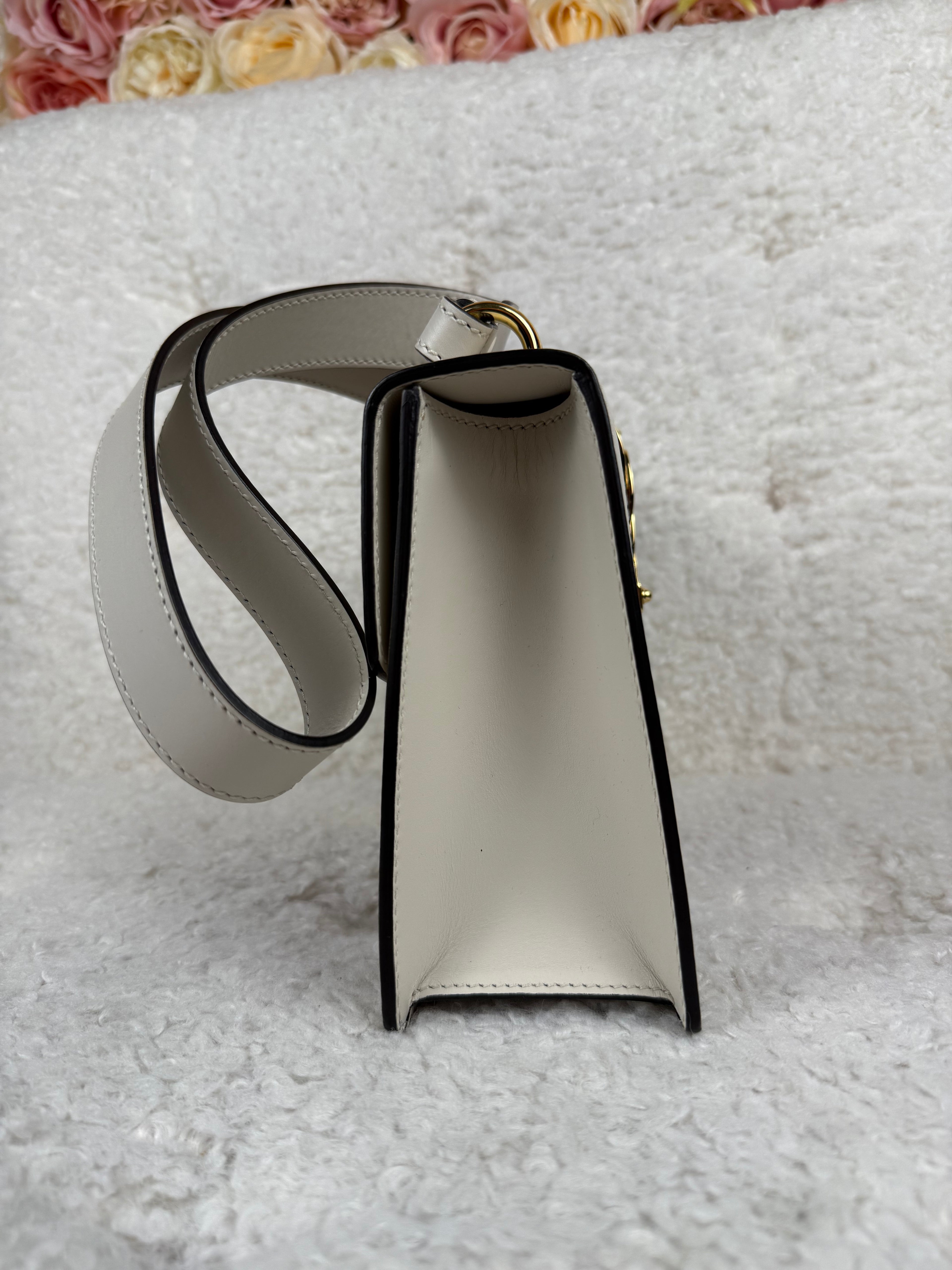 Gucci Sylvie Chain Bag White Multi