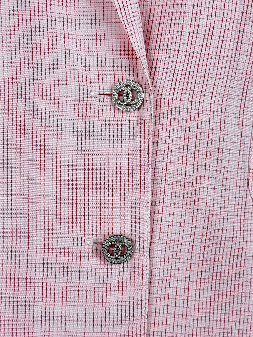 Chanel 20P Cotton Shirt Light Pink Sz. 40 DE (42 FR)