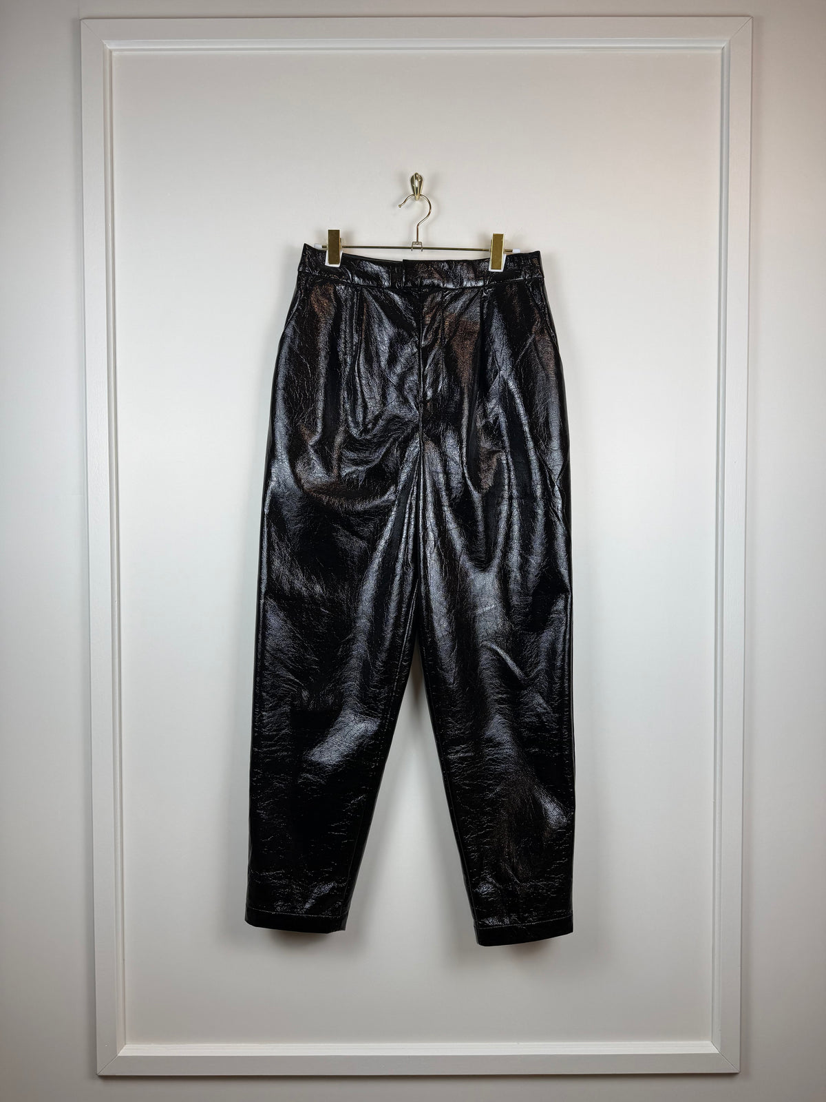 L'Academie Arielle Pants Black Shiny