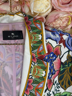 Etro Silk Jacket with Belt Multi Sz. 34 DE (38 IT) oversized