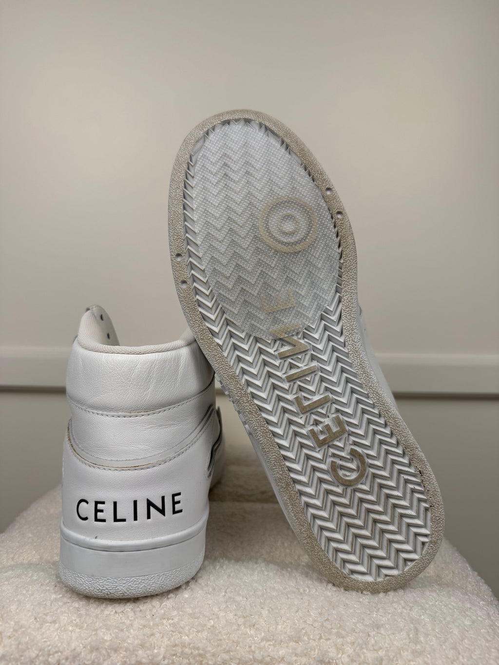 Celine High Top Sneakers White Sz. 39