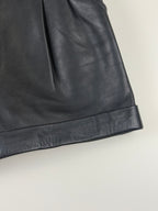 Maje Lammleder-Shorts – Schwarz – Gr. 36 DE (38 FR)