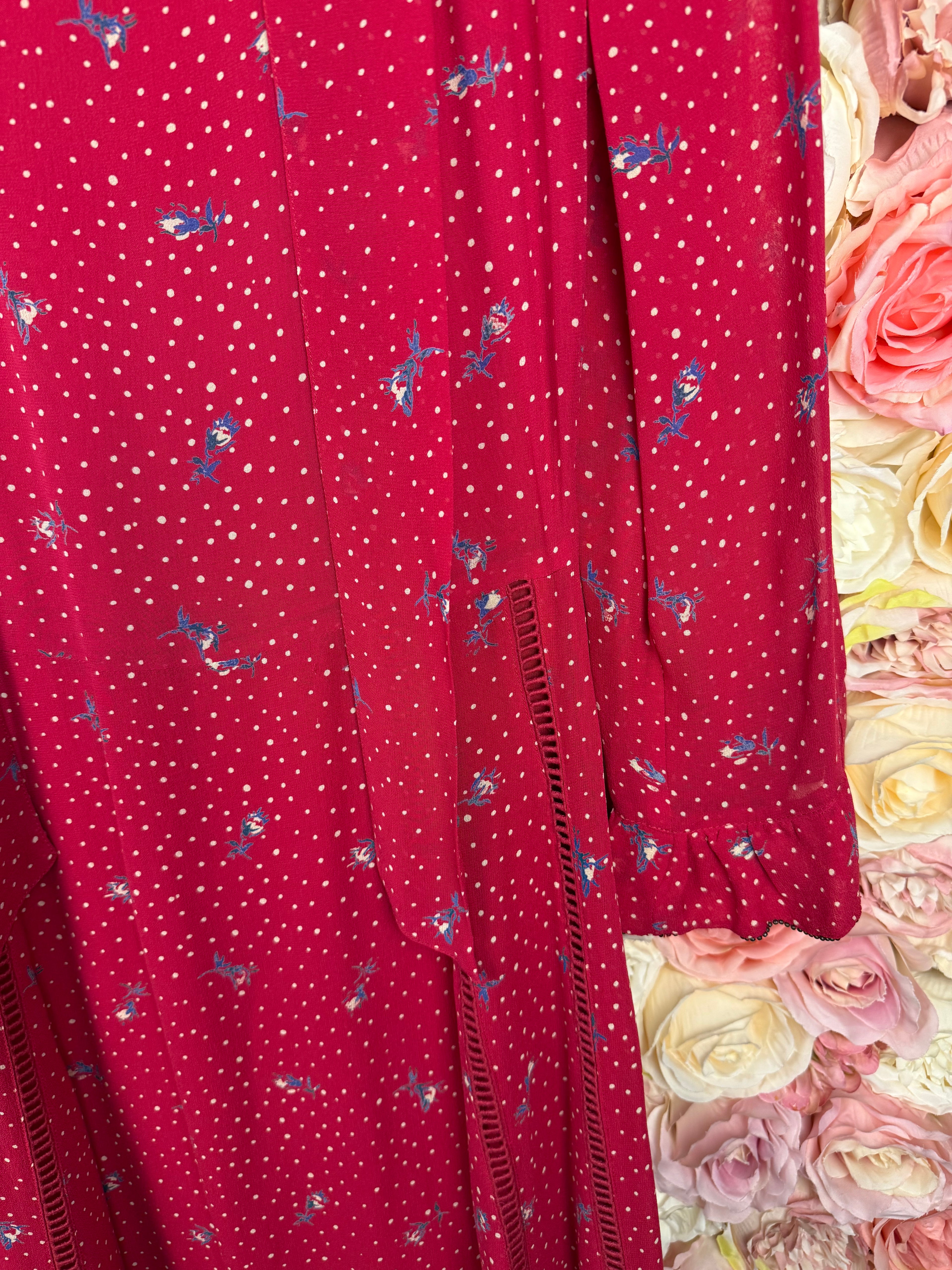 Brora Dress Red Multi Sz. 38 DE (10)