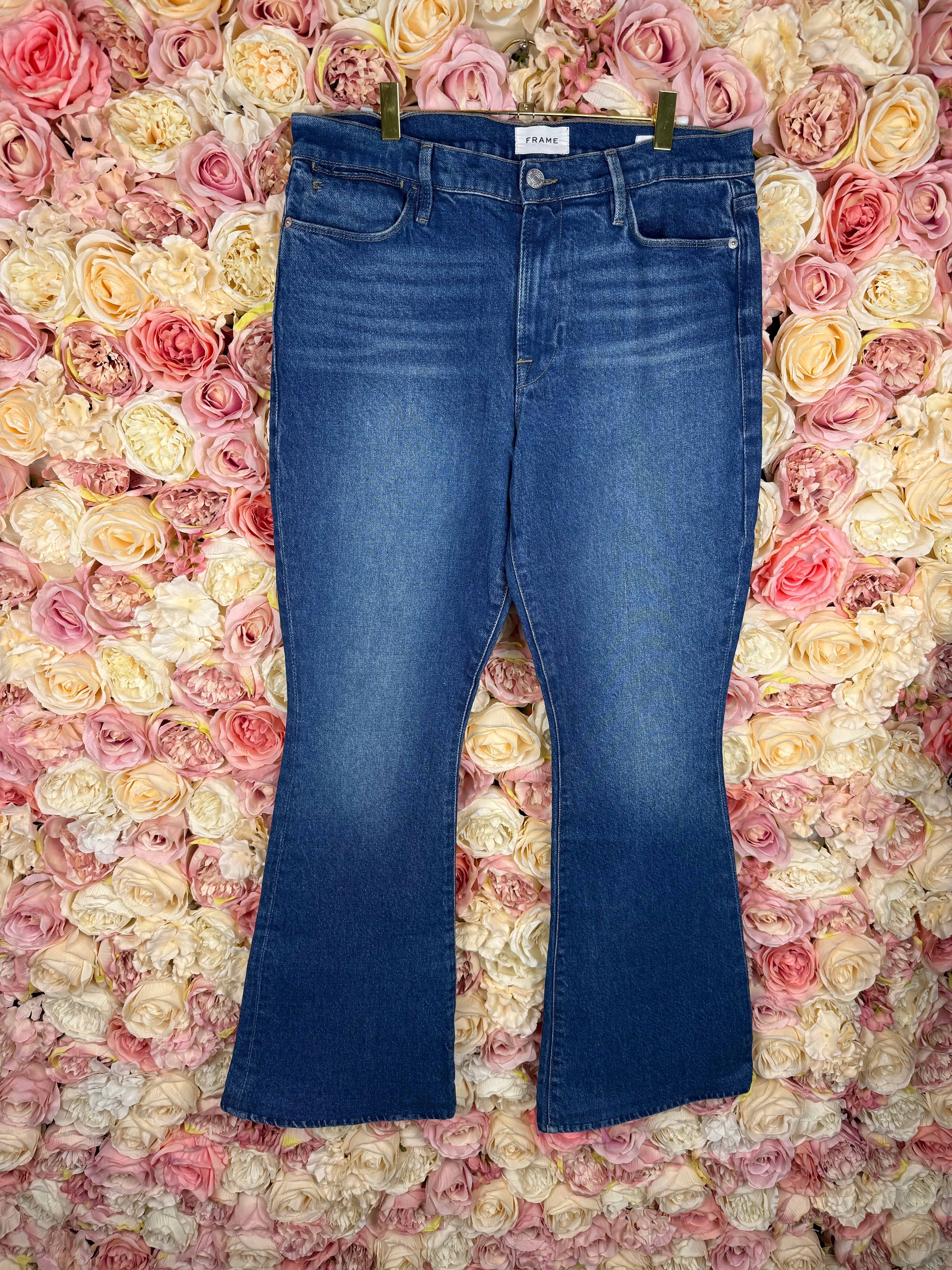 Frame Jeans "Le High Flare" Blue Sz. 32