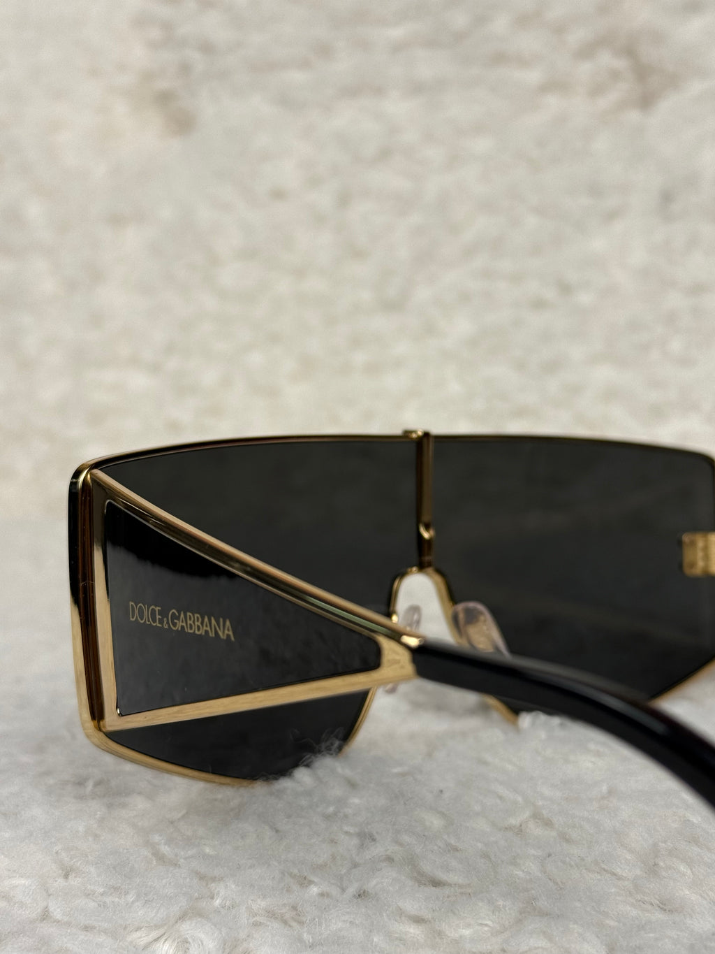 Dolce & Gabbana DNA Sunglasses Black Gold