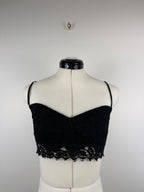 Ewa Herzog Lace Bralette Light Pink & Black Sz. 34 DE
