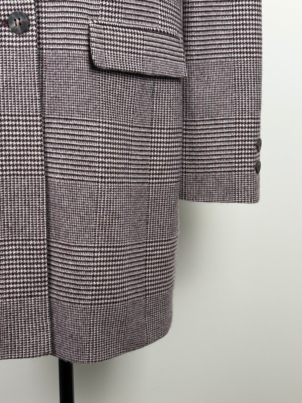 Barbara Lohmann Cashmere Blazer Bordeaux Multi Sz. 40 DE