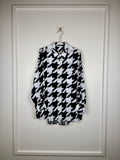 Balmain Oversized Blouse Black White Sz. 34 DE (36 FR)