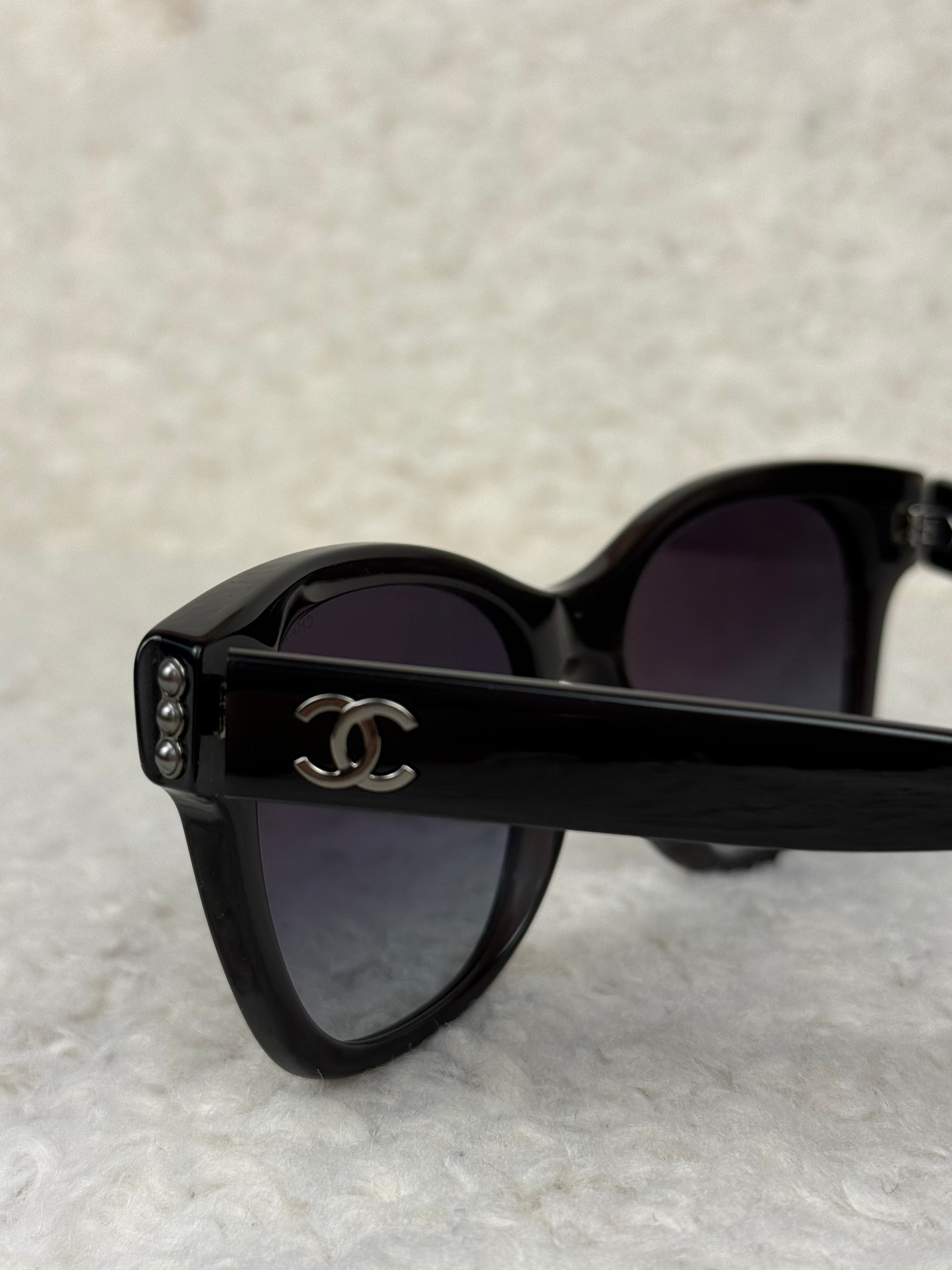 Chanel Sunglasses Dark Grey