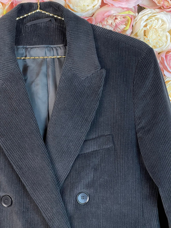 Cos Cord Blazer Black Sz. 40 DE