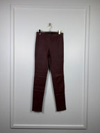 Theory Leather Leggings Bordeaux Sz. S