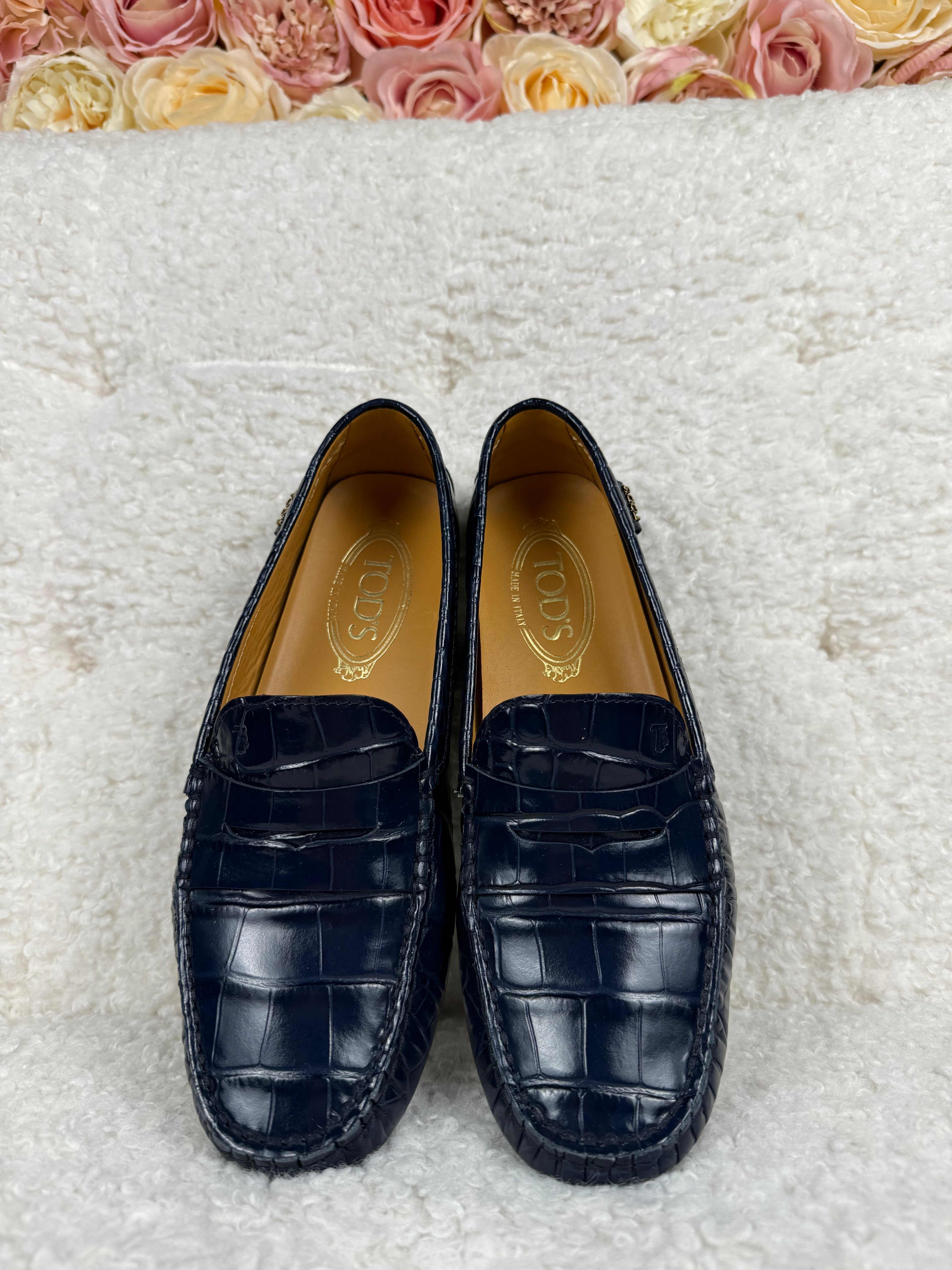 Tod's Loafers Dark Blue Sz. 38 EU