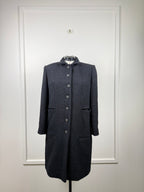 Chanel Tweed Coat – Black – Size 42 DE (44 FR)
