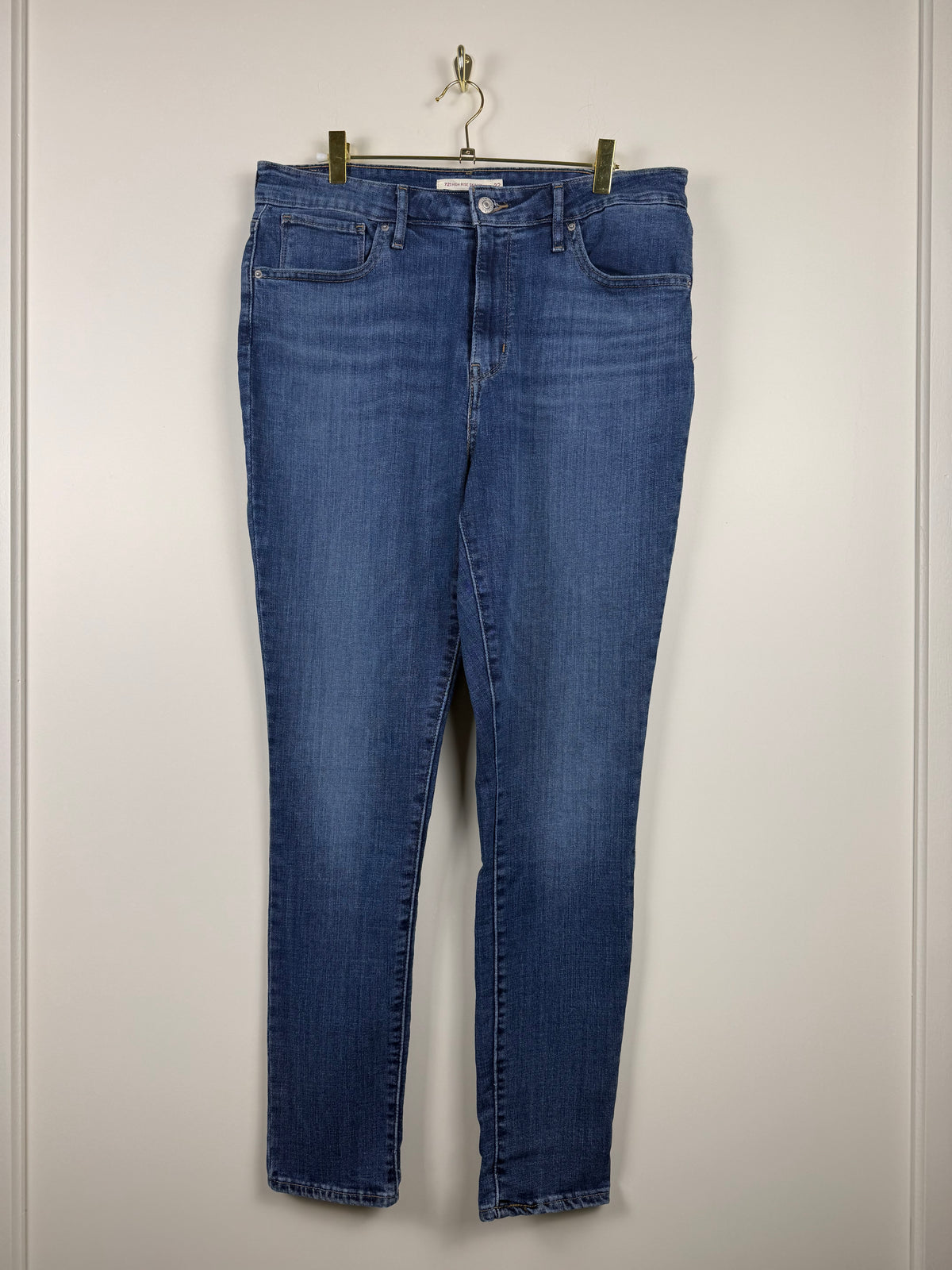 Levi's 721 High Rise Skinny Jeans Blue Sz. 32
