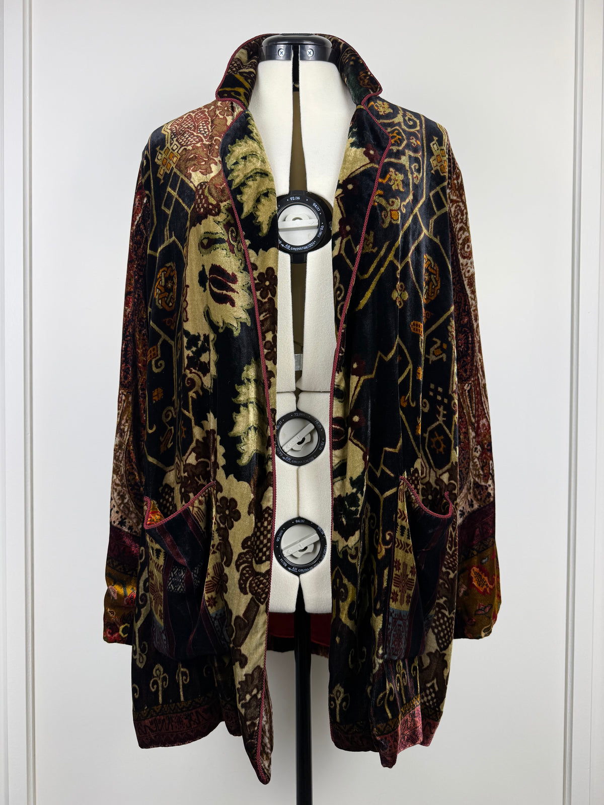 Etro Velvet Jacket Dark Multi