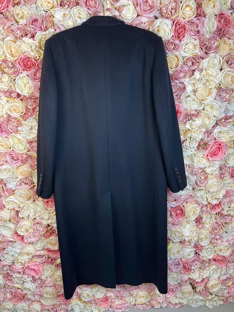 Celine Classic Wool Coat Black Sz. 38 DE