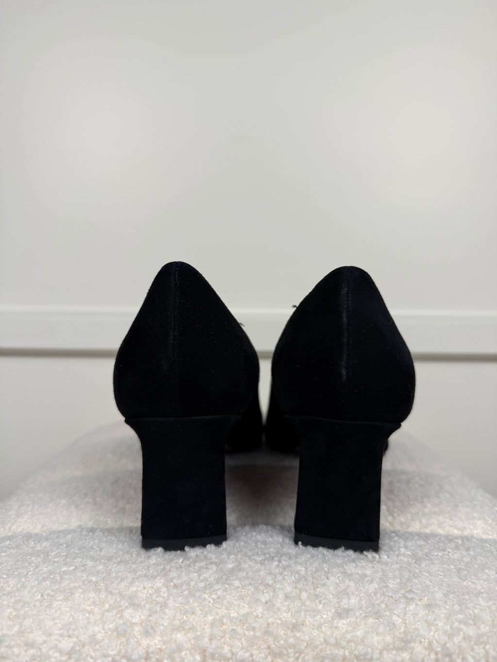 Benci Brothers Suede Heels Black Sz. 38 EU