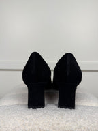 Benci Brothers Suede Heels Black Sz. 38 EU