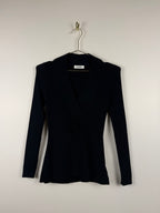 Sandro Langarm-Top – Schwarz – Gr. 0 (XS)